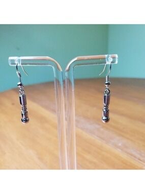 Silver Colored Dangling Earrings